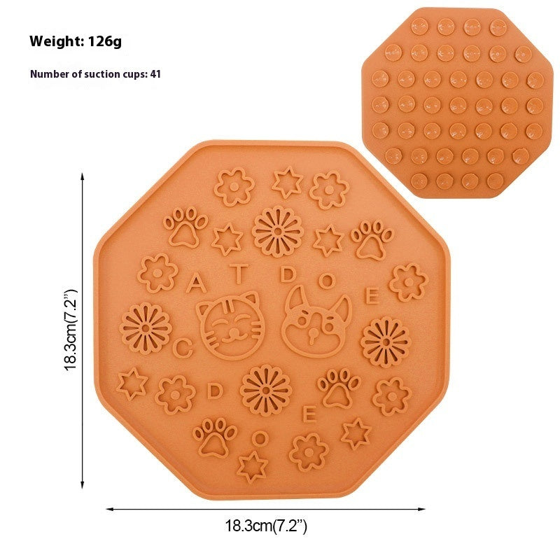 Silicone Pet Licking Mat Cleaning Shower Distraction Slow Food