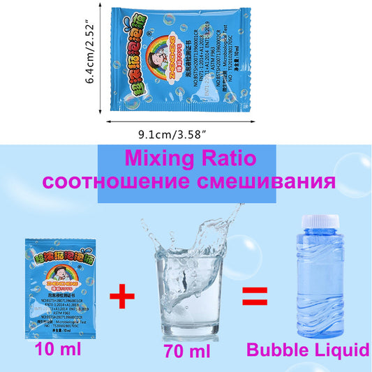 Colorful Supplement Concentrate Bubble Water