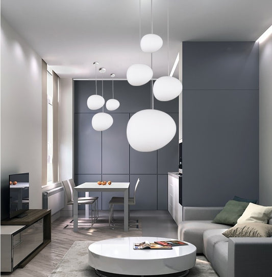 Nordic Designer Living Room Personalized Glass Chandelier Lamps