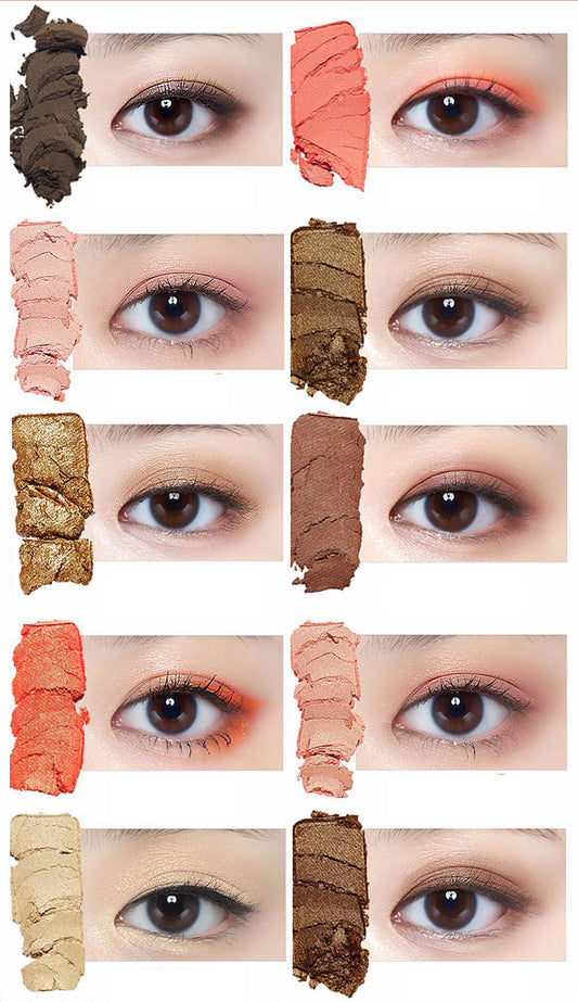 NOVO 10 Colors Matte EyeShadow Palette Family
