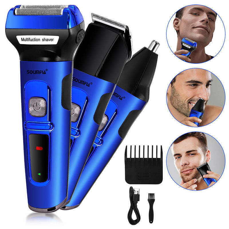 Three-in-one Electric Shaver Reciprocating Household