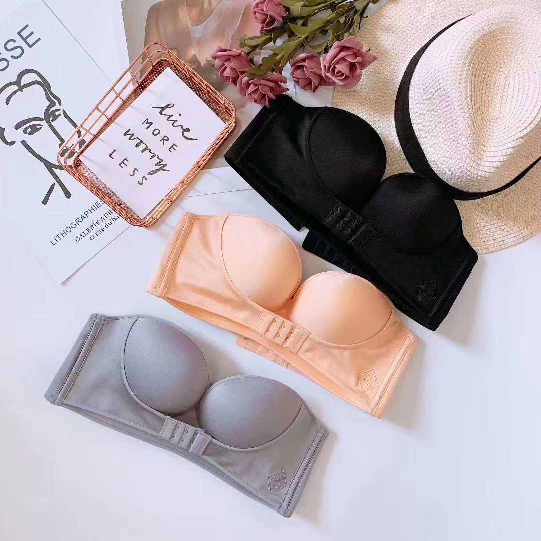 Underwear Women's Non-slip Small Chest Thickened Gather Bra