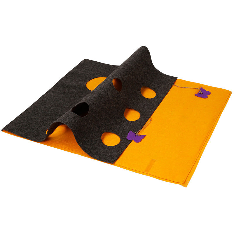 Multifunctional DIY Cat Play Puzzle Tunnel Pet Mat