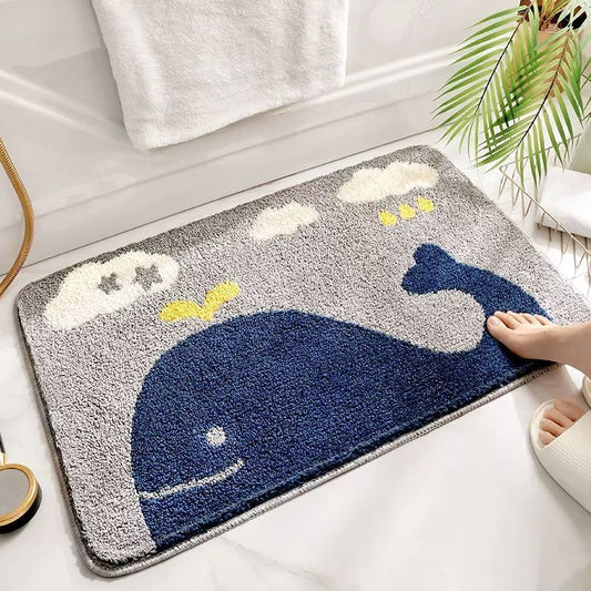 Bathroom Strong Absorbent Cartoon Stain-resistant Non-slip Mat