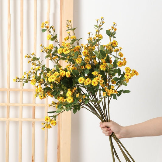 Artificial Flowers European Style Multi Head Small Rose Ornaments