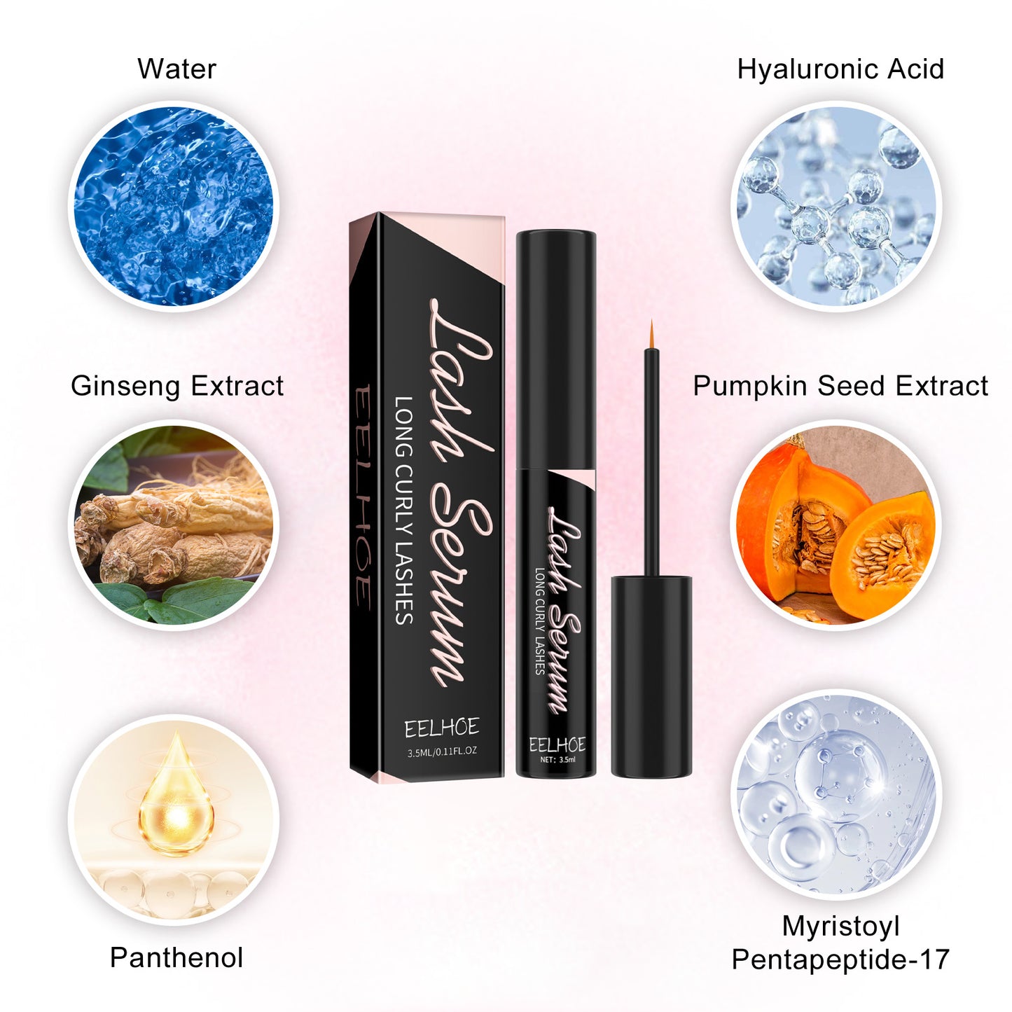 Mascara, Gently Moisturizes Thick And Long Lashes With Natural Curling Eyelash