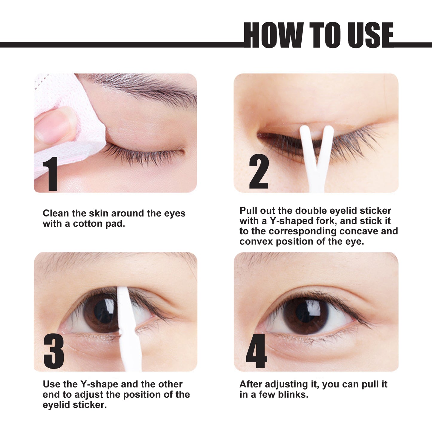 West&Month Double Eyelid Styling, Invisible Glue-free Natural Mesh Is Sticky When It Meets Water Lace Olive Type