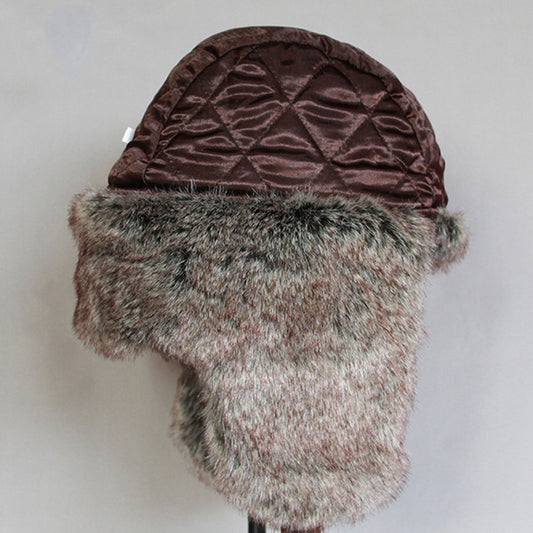 Men Plus Velvet Cycling Wind And Cold Ear Protection Hat