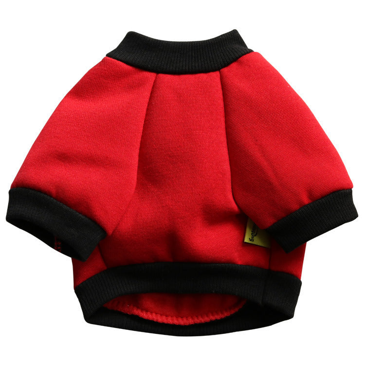 Fleece pet sweater