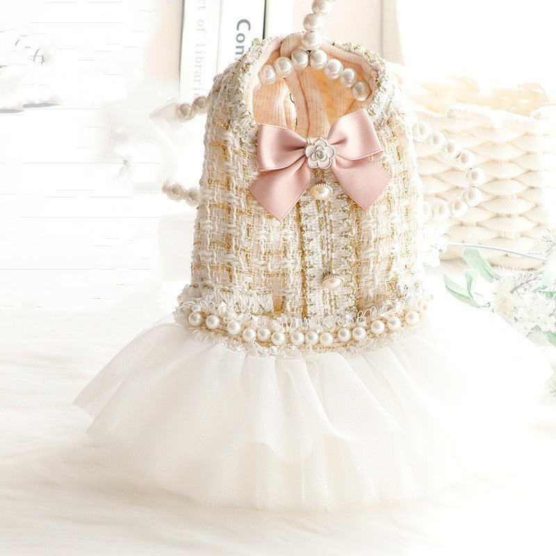 Lace Dress Clothes For Small Dogs