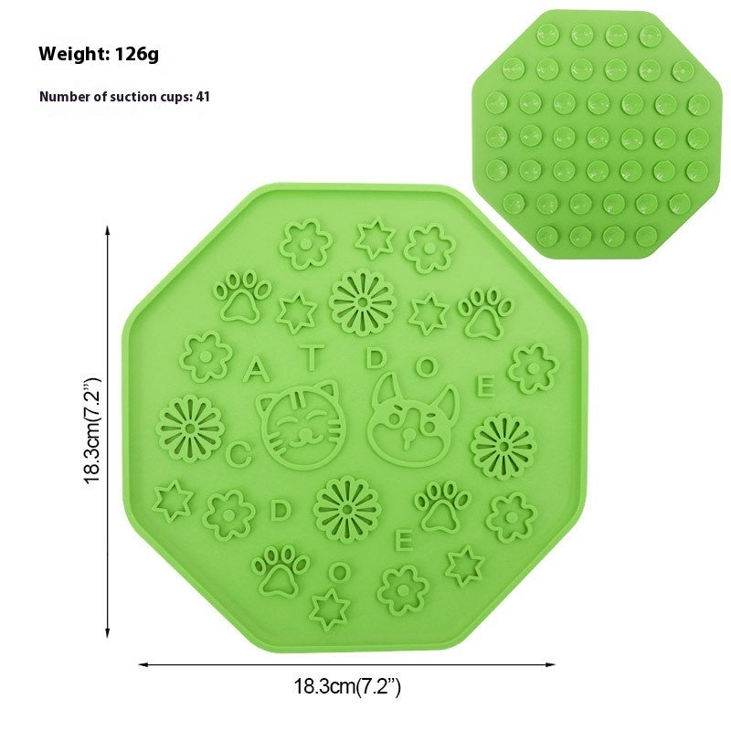 Silicone Pet Licking Mat Cleaning Shower Distraction Slow Food