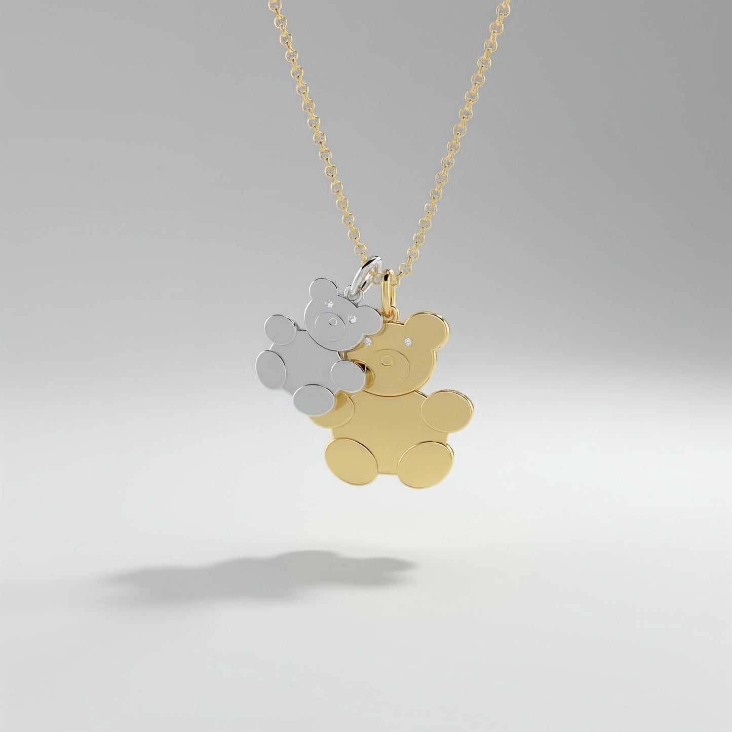 Teddy Family Necklace SN033G