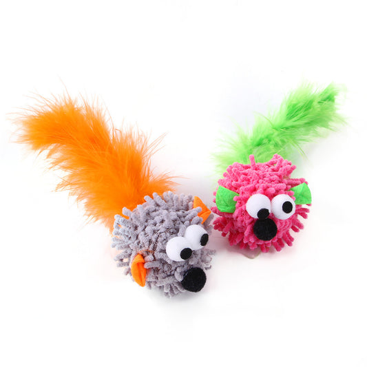 Pet Cat Toy Mop Dragon Mouse Funny