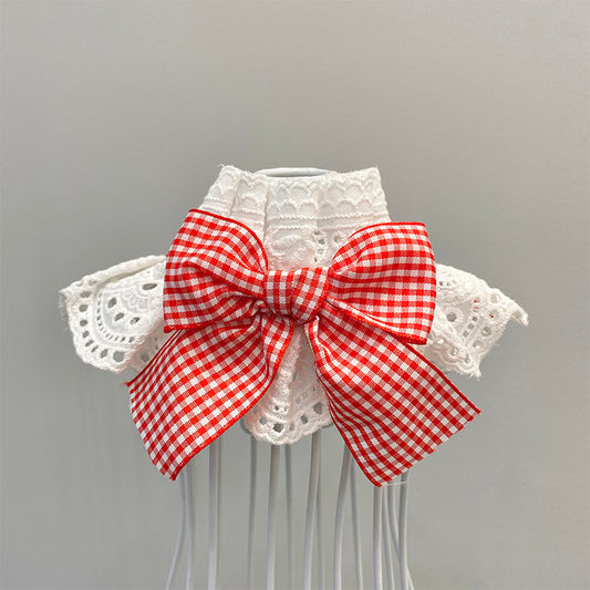 Saliva Towel Pet Bib Bow Tie Muppet