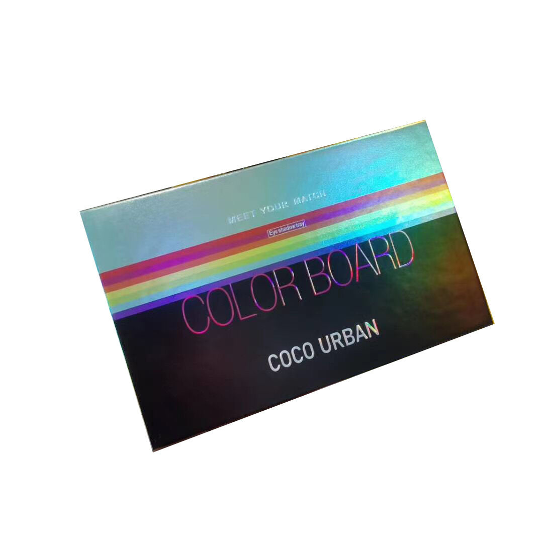 Sixty-color Rotating Eyeshadow Palette Pearly Matte Glitter Easy To Color