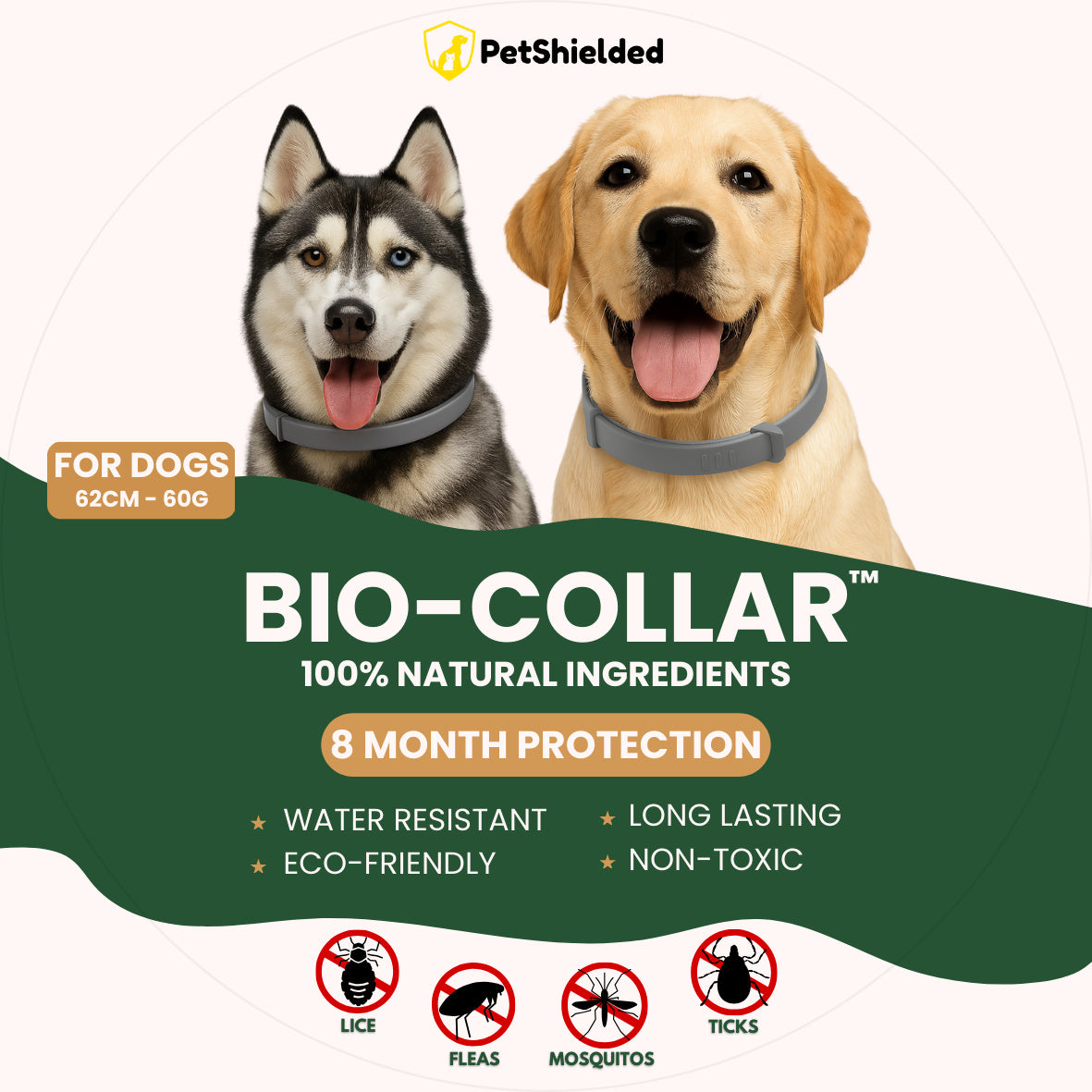 Pet Anti-mosquito Collar Cat Dog Adjustable Insect Repellent Collar Pet Supplies