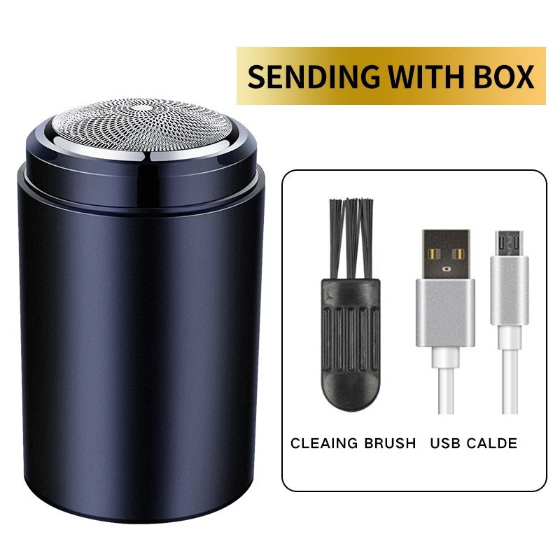 Men's Electric Shaver Mini Lock And Load Spray Washing Travel Portable Six-leaf Cutter Head