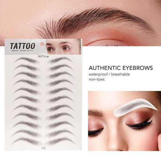 Ecological Waterproof Natural Simulation Eyebrow Stickers