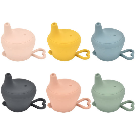Baby Silicone Cup Lid Splash-proof Cover Feeding Cup Lid Is Free Of BPA