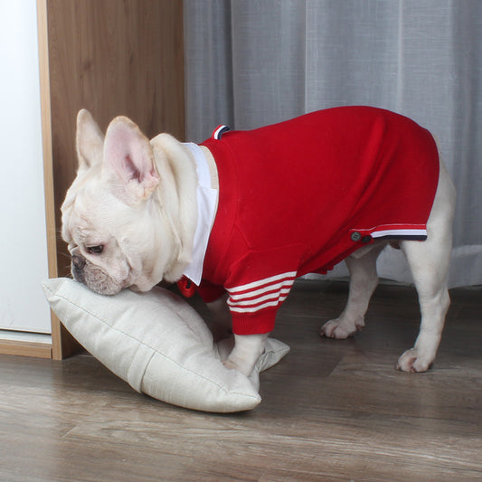 Christmas Pet Dog Clothes Autumn And Winter Sweater TeddyFrench Bulldog British Bucket Corgi Cat Sweater