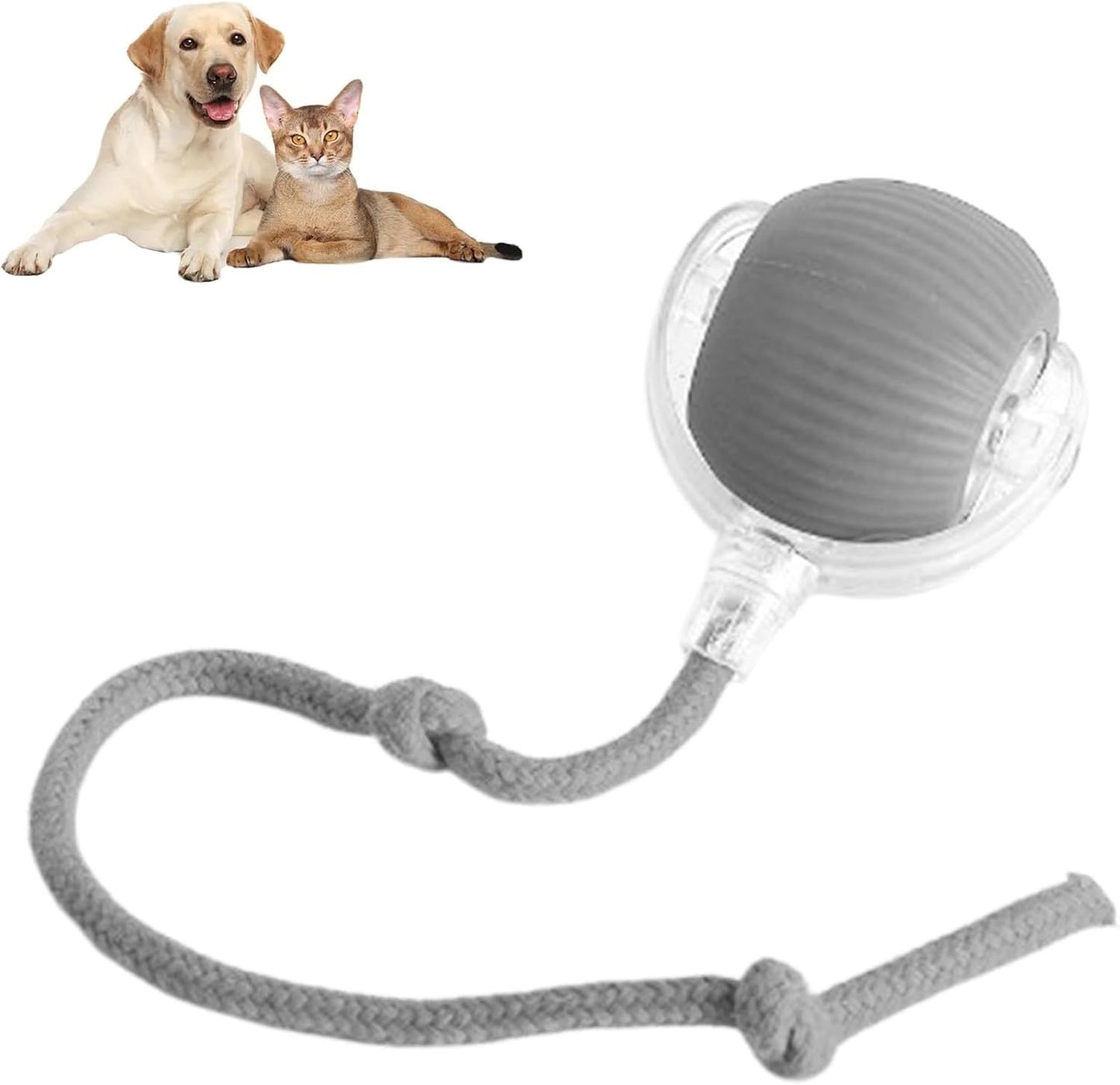 Rolling Ball Ball For Dogs Doggie Ball Interactive Dog Smart Ball Toy Interactive Cat Ball Toy 360 Smart Automatic Rolling Pet Ball