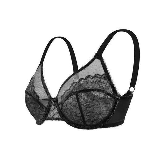 Plus Size Underwear Gauze Push Up Bra