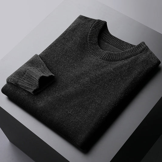 Long Sleeve Sweater Men's Autumn And Winter Thermal Head Cover Half Turtleneck