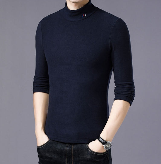 Autumn And Winter Men's New Slim Bottoming Shirt