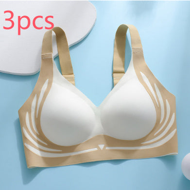 Breast Holding Soft Support Underwear Women's Adjustable Bra