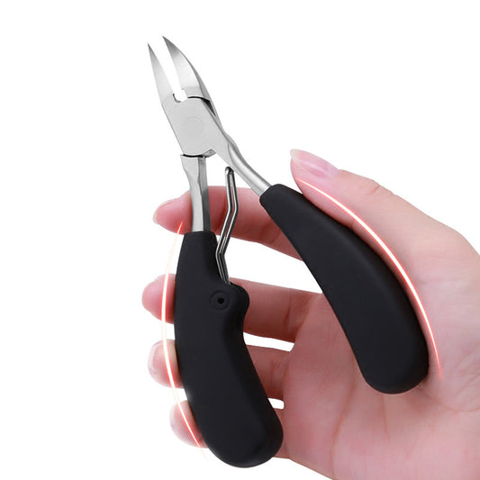 Double spring lancet clamp nail clipper