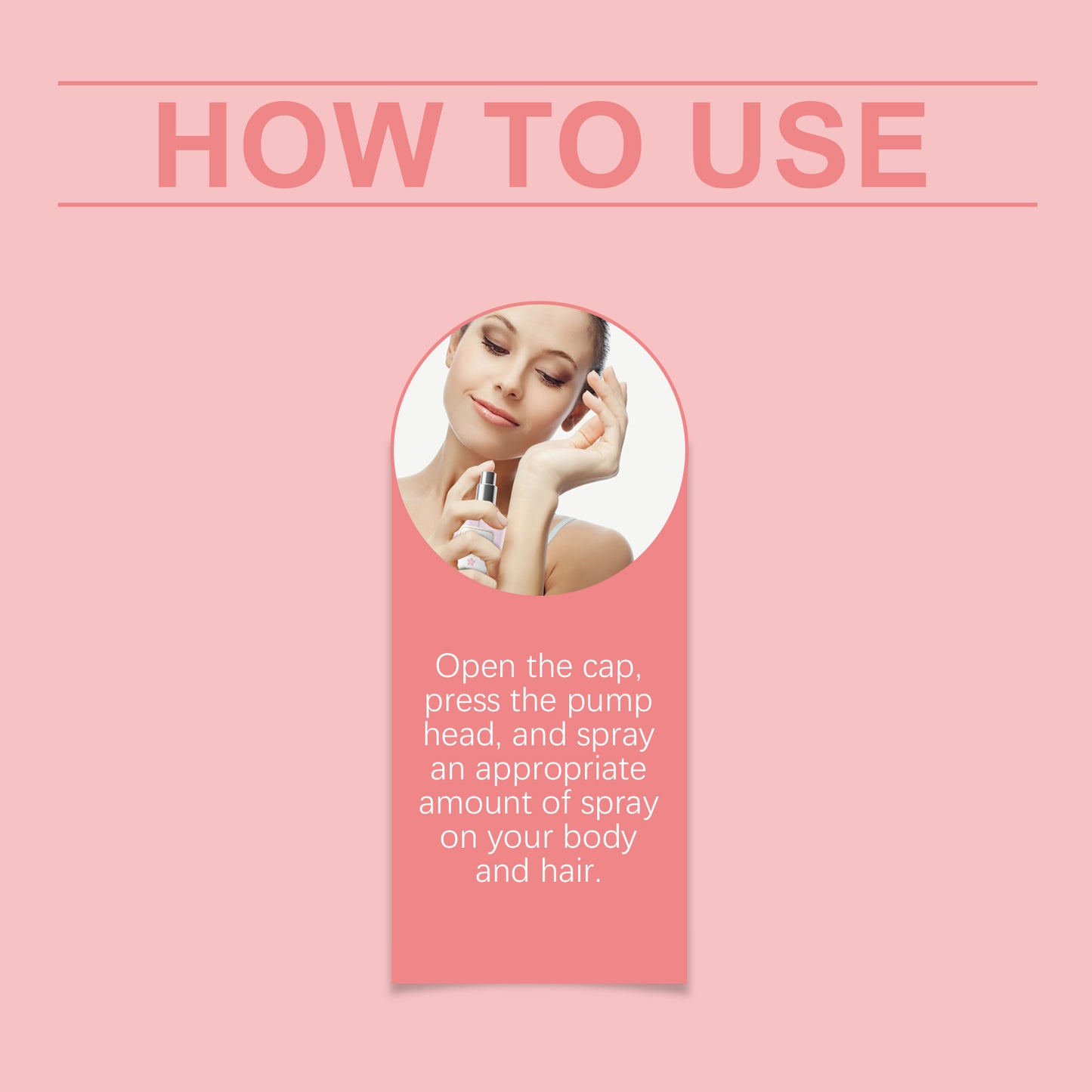 Rose Body Hair Eau De Parfum Spray Fresh And Elegant With Fragrance And Charm Perfume Spray