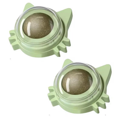 Catnip Ball Wall Edible Rotating