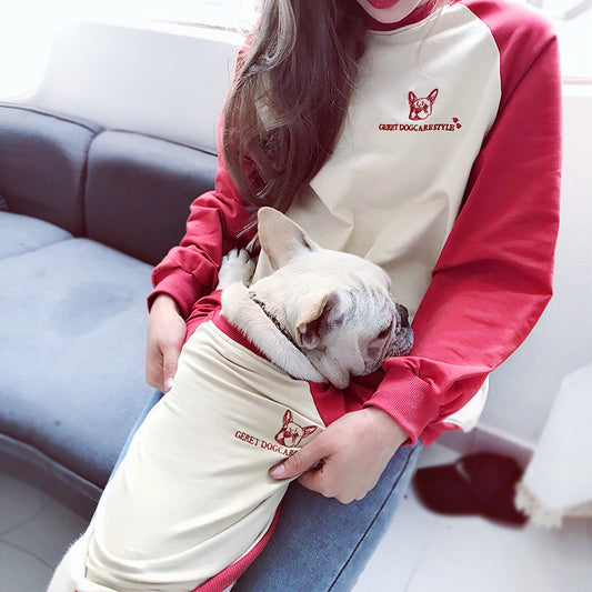 Dog Clothing Korean Style Long-sleeved T-shirt