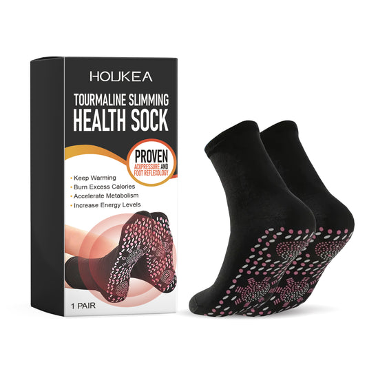 Health Socks, Ease Foot Fatigue Outdoor Sports Thermal Socks Soft Breathable Leg Socks