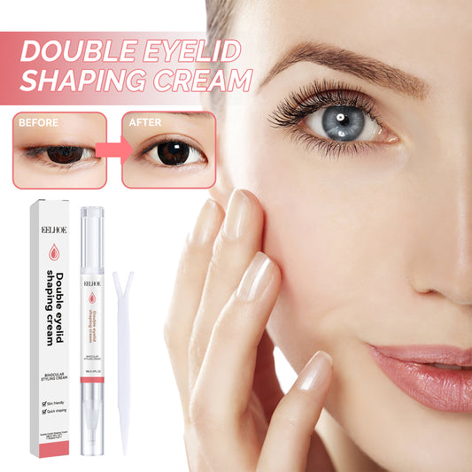 EELHOE Double Eyelid Styling Cream Long-Lasting Natural Non-Trace Invisible Non-Glue Double Eyelid Instant Dry Eye Cream
