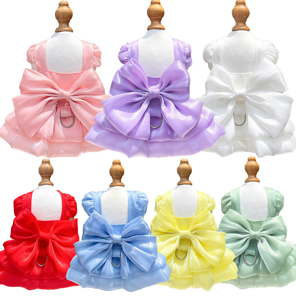 Pet Wedding Dress Dog Cat Clothes