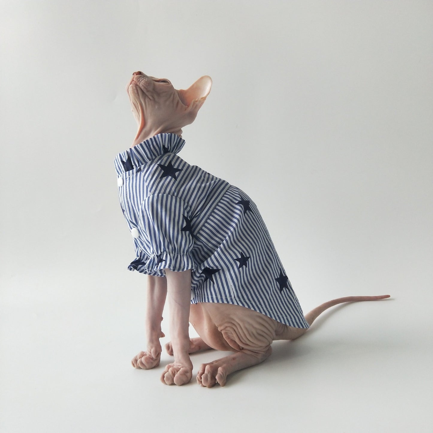 Thin Cotton Shirt Breathable Refreshing Sphinx Hairless Cat German