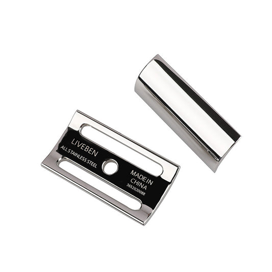 Men's Manual Full 316 Stainless Steel CNC Double-sided Old Double-edged Shaver