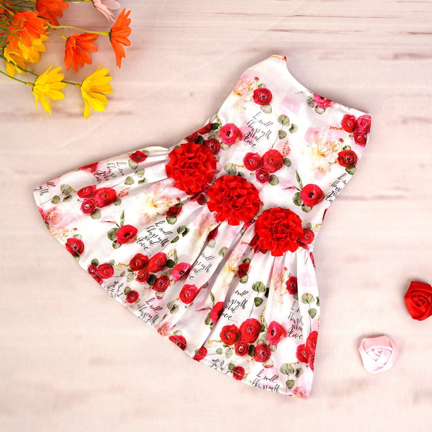 Creative Pet Cute Printed Dogs And Cats Skirt