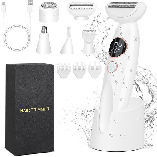 Multifunctional 5-in-1 Women's Shaver Full Body Waterproof