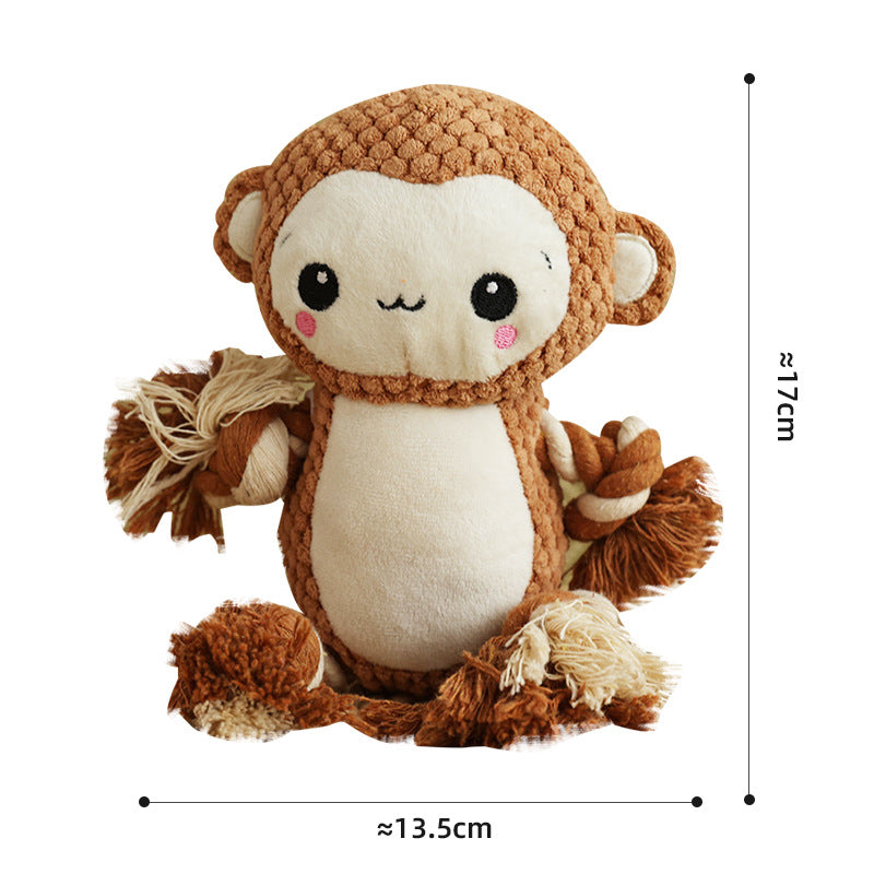 Dog Plush Toy Interactive Molar Teeth Cleaning