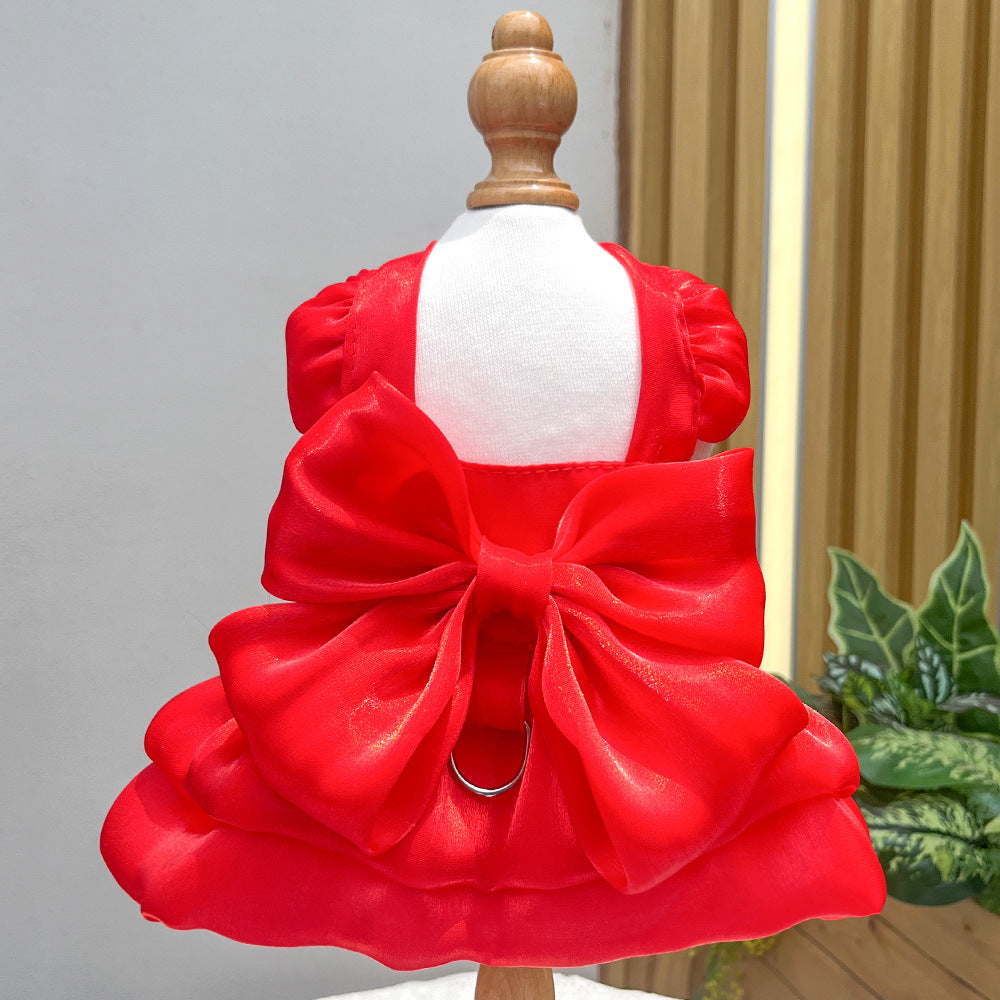 Pet Wedding Dress Dog Cat Clothes