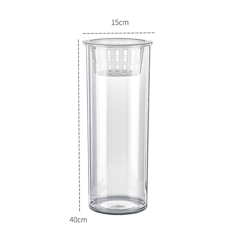 Living Room Micro Landscape Desktop Ecological Pot Transparent Plastic Creative Decoration Fish Tank
