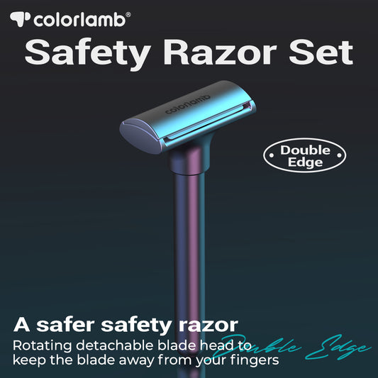 Fashion Men's Double-sided Metal Manual Shaver