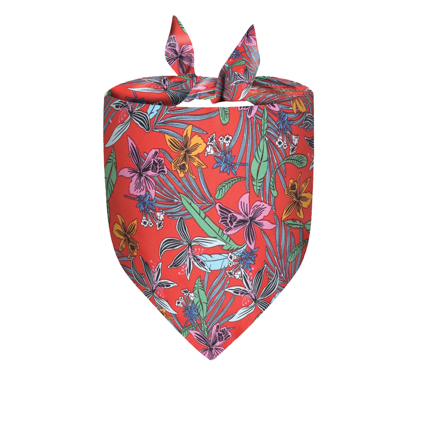 Pet Summer Triangle Scarf Hawaiian Cat And Dog