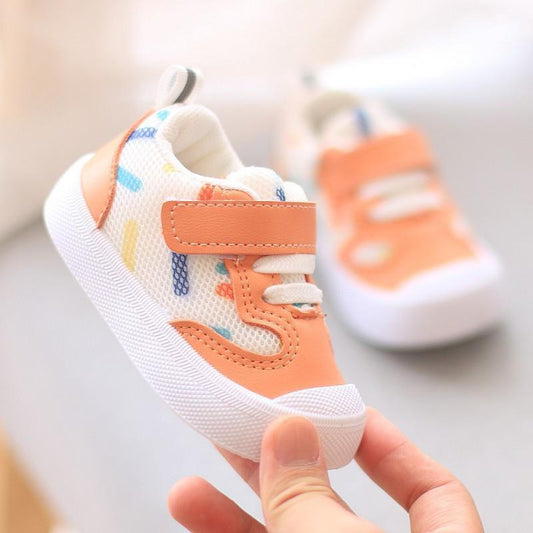 Solid Casual Soft Soled Baby Walking Shoes