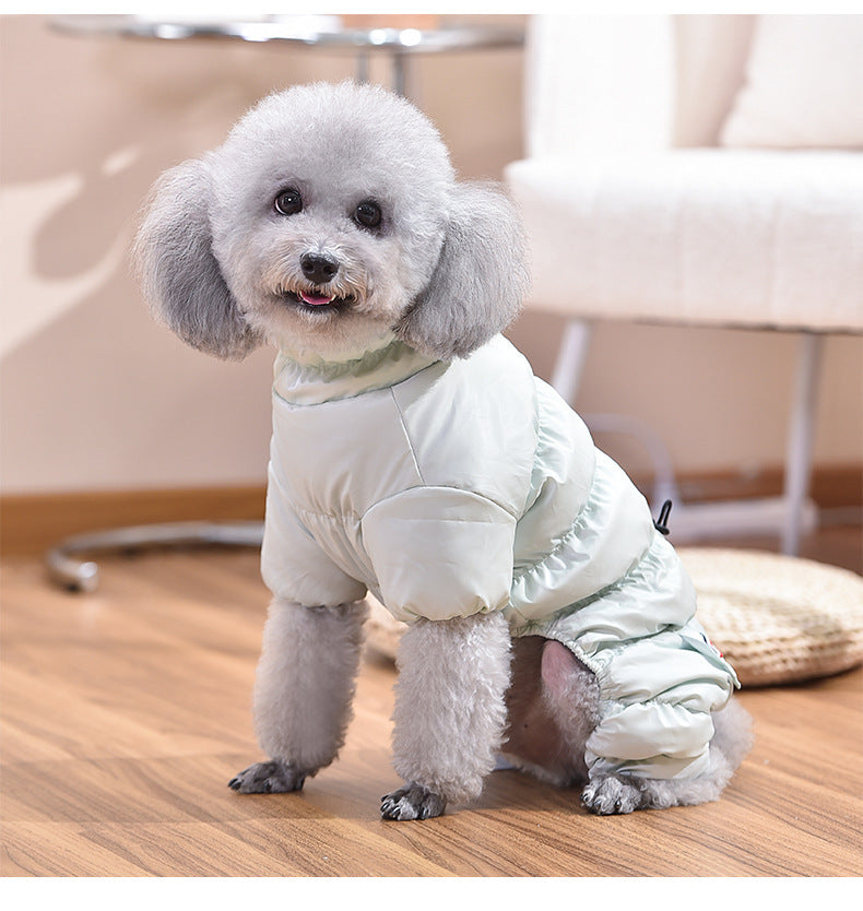 Dog Fashion Outdoor Tight Belly Wrap Shell Jacket