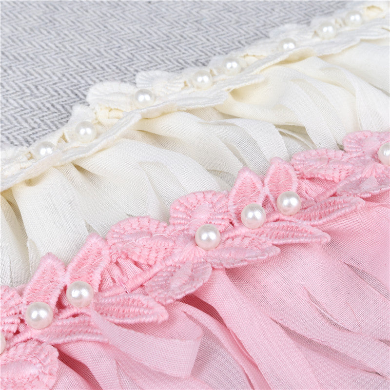 Hula Style Pet Collar Dog Saliva Towel Bib
