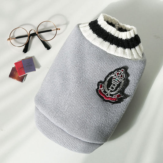 Knitted Vest V-neck Pet Clothes