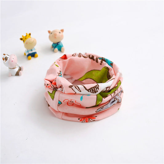 Boys' Casual Cotton Warm Printed Scarf